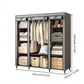 🧥50% OFF NOW! Easy‑to‑Assemble Portable Non‑Woven Fabric Wardrobe, Large‑Capacity Freestanding Closet, Sturdy Frame, Multi‑Compartment Storage for Clothes, Bedding & Household Items