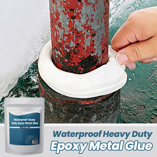 🔧50% OFF NOW! Waterproof Heavy‑Duty Epoxy Metal Glue‑AB Compound Repair Putty, High‑Strength Sealant for Metal Pipe Cracks, Leaks & Surface Repair
