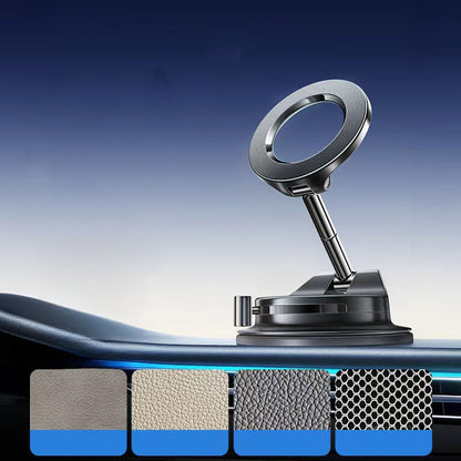 🚗50% OFF NOW ! 🧲Universal Vacuum Suction Cup Magnetic Car Phone Holder – 360° full rotation, strong vacuum adsorption, retractable metal arm, shockproof stable mount. Auto driving navigation essential!