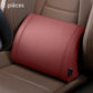 🚗50% OFF NOW! Ergonomic Headrest and Lumbar Support Set for Car Seats – Premium Nappa Leather Slow‑Rebound Foam Car Neck & Back Cushion, Relieves Neck & Lower Back Pain for Long Road Trips
