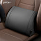 🚗50% OFF NOW! Ergonomic Headrest and Lumbar Support Set for Car Seats – Premium Nappa Leather Slow‑Rebound Foam Car Neck & Back Cushion, Relieves Neck & Lower Back Pain for Long Road Trips