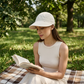 👒Just  Special Price £15.99! ☀️Women Breathable Ponytail Sun Hat, Wide Brim Adjustable UV Protection Outdoor Visor Cap