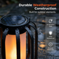 🏮50% OFF NOW! Solar Flickering Flame Lantern – IP65 Waterproof Auto On/Off, Realistic Warm Glow, Hanging Outdoor Solar Light for Patio Garden Pathway Decor