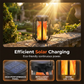🏮50% OFF NOW! Solar Flickering Flame Lantern – IP65 Waterproof Auto On/Off, Realistic Warm Glow, Hanging Outdoor Solar Light for Patio Garden Pathway Decor