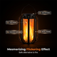 🏮50% OFF NOW! Solar Flickering Flame Lantern – IP65 Waterproof Auto On/Off, Realistic Warm Glow, Hanging Outdoor Solar Light for Patio Garden Pathway Decor