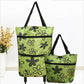 🛒50% OFF LIMITED TIME! ✨2-in-1 Foldable Wheeled Shopping Bag, 23L Large Capacity Portable Grocery Tote Cart with Retractable Smooth Rolling Wheels