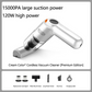 🧹2026 HOT SALE 142000+ Sold 50% OFF! Cordless Handheld Car Vacuum Cleaner, 10000Pa Strong Suction Portable Mini Vacuum with 4000mAh Rechargeable Battery for Car Home Desk Pet Hair Dust Crumb Cleaning