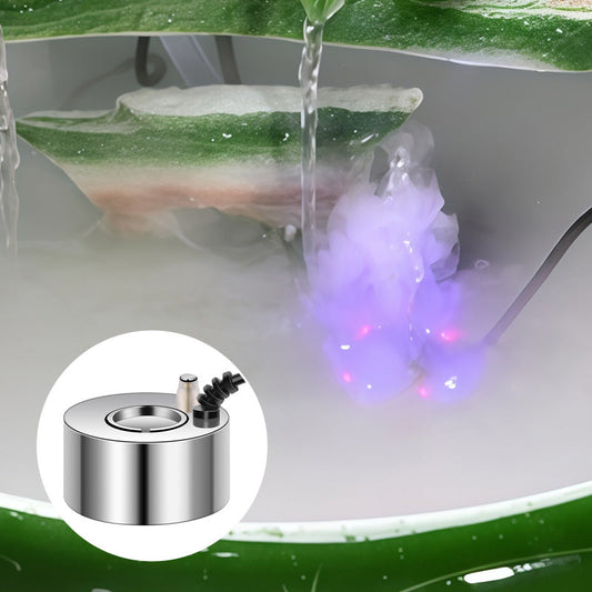 🌫️50% OFF NOW! Heavy Fog Output Landscape Fogging Machine‑LED Color Light Ultrasonic Mist Maker, Mini Water Fountain Fogger for Pond, Aquarium, Garden & Decorative Water Feature