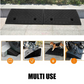 ♿50% OFF NOW! Portable Curb Ramp – Heavy Duty Non-Slip Rubber Threshold Ramp, Strong Compressive Capacity for Wheelchairs, Cars, Scooters & Steps Access