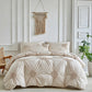 🛏️2026 HOT SALE 35000+ Sold 50% OFF! Elegant Tufted Floral Pinch Pleat Duvet Cover Set, Premium Soft Breathable Bedding Set, Stylish Cozy Bedroom Decor with Pillowcases