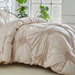 🛏️2026 HOT SALE 35000+ Sold 50% OFF! Elegant Tufted Floral Pinch Pleat Duvet Cover Set, Premium Soft Breathable Bedding Set, Stylish Cozy Bedroom Decor with Pillowcases