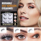👁️50% OFF NOW! Reusable Self‑Adhesive False Eyelashes, 3 Pairs No‑Glue Needed Natural Fluffy False Lashes, Easy To Wear Re‑usable Eyelashes for Daily & Party Makeup