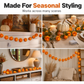 🌼LAST DAY SPECIAL £9.99! 🎃Artificial Marigold Flower LED String Lights – Waterproof 8 Lighting Modes, 20 LEDs Battery Powered, Decor for Halloween, Day Of The Dead Altar, Porch & Indoor Festival Decor