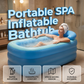 🛁50% OFF NOW ! ✨3-Layer Insulated Portable Inflatable Bathtub – Quick Inflation, Foldable Space-Saving, Soft Spa Headrest, Durable Leak-Proof PVC, Indoor & Outdoor Home SPA Tub