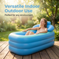 🛁50% OFF NOW ! ✨3-Layer Insulated Portable Inflatable Bathtub – Quick Inflation, Foldable Space-Saving, Soft Spa Headrest, Durable Leak-Proof PVC, Indoor & Outdoor Home SPA Tub