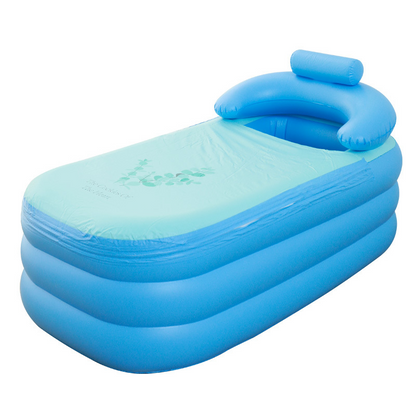 🛁50% OFF NOW ! ✨3-Layer Insulated Portable Inflatable Bathtub – Quick Inflation, Foldable Space-Saving, Soft Spa Headrest, Durable Leak-Proof PVC, Indoor & Outdoor Home SPA Tub