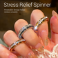 💍50% OFF NOW! Titanium Steel Rotatable Spinner Ring with Zirconia – Sparkling Fidget Anxiety Relief Band, Stackable Daily Wear Wedding Promise Ring for Men Women