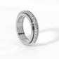 💍50% OFF NOW! Titanium Steel Rotatable Spinner Ring with Zirconia – Sparkling Fidget Anxiety Relief Band, Stackable Daily Wear Wedding Promise Ring for Men Women