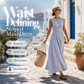 👗LIMITED-TIME 50% OFF! Women Sleeveless Striped Waist Defining Maxi Dress, Crisscross Wrap Waist Flowy Long Dress for Beach Vacation Daily Casual