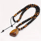 🔥50% OFF HOT SALE! ✨Men’s Natural Tiger Eye Beaded Pendant Necklace, Premium Healing Energy Stone Jewelry, Stylish Daily Wear & Ideal Holiday Gift for Him