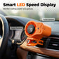 🚗50% OFF HOT SALE! 💨Portable Clip-On Car Turbo Cooling Fan, 3-Speed Adjustable Hands-Free Auto Vent Fan with LED Digital Display