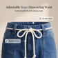 👖50% OFF NOW! Women Wide Leg Denim Cargo Pants – Relaxed Fit, Adjustable Drawstring Waist, Multi Side Pockets, Premium Soft Blend Fabric Casual Trousers
