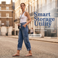 👖50% OFF NOW! Women Wide Leg Denim Cargo Pants – Relaxed Fit, Adjustable Drawstring Waist, Multi Side Pockets, Premium Soft Blend Fabric Casual Trousers