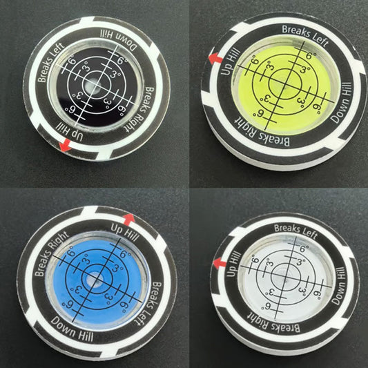 ⛳50% OFF 2026 NEW ARRIVAL! Precision Golf Green Reading Level Bubble Ball Marker, Dual-Scale Slope Indicator for Accurate Putting Break Reading