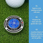 ⛳50% OFF 2026 NEW ARRIVAL! Precision Golf Green Reading Level Bubble Ball Marker, Dual-Scale Slope Indicator for Accurate Putting Break Reading