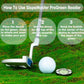 ⛳50% OFF 2026 NEW ARRIVAL! Precision Golf Green Reading Level Bubble Ball Marker, Dual-Scale Slope Indicator for Accurate Putting Break Reading