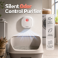 🐱Limited Time 50% OFF! 🌬️Smart Wall-Mount Pet Odor Eliminator, Silent Auto Sensing Litter Box Air Purifier for Cat Dog Toilet Bad Smell Removal
