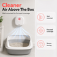 🐱Limited Time 50% OFF! 🌬️Smart Wall-Mount Pet Odor Eliminator, Silent Auto Sensing Litter Box Air Purifier for Cat Dog Toilet Bad Smell Removal