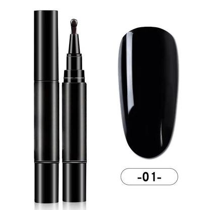 💅50% OFF LIMITED TIME! ✨One-Step Gel Nail Polish Pen, Solid & Cat Eye Shades, No UV Lamp Needed Quick DIY Manicure Pen