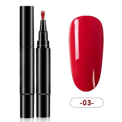 💅FLASH SALE - ￡7.77!!👍✨One-Step Gel Nail Polish Pen, Solid & Cat Eye Shades, No UV Lamp Needed Quick DIY Manicure Pen