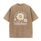 ⏳Limited-time 50% off⏰Vintage Washed Daisy Print Loose Fit T-Shirt🌼👚