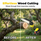 ⏰50% OFF NOW! Ergonomic Mini Electric Chainsaw with Safety Lock‑48V Cordless Handheld Portable Mini Saw, 200W Power Rechargeable 6000mAh Battery for Tree Trimming, Wood Cutting & Garden Pruning