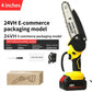⏰50% OFF NOW! Ergonomic Mini Electric Chainsaw with Safety Lock‑48V Cordless Handheld Portable Mini Saw, 200W Power Rechargeable 6000mAh Battery for Tree Trimming, Wood Cutting & Garden Pruning
