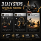 🎣TODAY ONLY ALL-TIME LOW PRICE! Baitrunner Spinning Fishing Reel, Dual Brake System Smooth Silent Spinning Reel, Heavy Duty Sturdy Durable Saltwater Freshwater Reel for Lake River Shore Boat Fishing