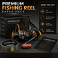 🎣TODAY ONLY ALL-TIME LOW PRICE! Baitrunner Spinning Fishing Reel, Dual Brake System Smooth Silent Spinning Reel, Heavy Duty Sturdy Durable Saltwater Freshwater Reel for Lake River Shore Boat Fishing