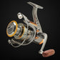 🎣TODAY ONLY ALL-TIME LOW PRICE! Baitrunner Spinning Fishing Reel, Dual Brake System Smooth Silent Spinning Reel, Heavy Duty Sturdy Durable Saltwater Freshwater Reel for Lake River Shore Boat Fishing