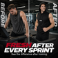 🏋️50% OFF NOW ! ⚡Men Quick-Dry Sleeveless Training Hoodie Vest – Breathable Lightweight Fabric, Kangaroo Pocket, Maximum Mobility, Gym Workout & Running Athletic Top