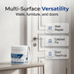 🪑50% OFF LIMITED PROMO! White Seamless Touch-Up Paste with Free Brush, Quick Dry Waterproof Repair Filler for Walls Cabinets Doors Furniture Chips Scratches Cracks