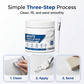 🪑50% OFF LIMITED PROMO! White Seamless Touch-Up Paste with Free Brush, Quick Dry Waterproof Repair Filler for Walls Cabinets Doors Furniture Chips Scratches Cracks