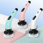 🧹50% OFF NOW! 8‑in‑1 Electric Cleaning Brush Set‑Cordless Spin Scrubber with Digital Display, Extendable Handle Multi‑Brush Heads for Floor, Tile, Bathroom & Kitchen