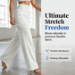 🏆 Last Day Special Price £19.99 ! 👖Women High Waist Solid Wide Leg Trousers – Slimming Long Straight Cut & Wrinkle Resistant Fabric 💕
