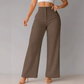 🏆 Last Day Special Price £19.99 ! 👖Women High Waist Solid Wide Leg Trousers – Slimming Long Straight Cut & Wrinkle Resistant Fabric 💕