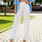🏆 Last Day Special Price £19.99 ! 👖Women High Waist Solid Wide Leg Trousers – Slimming Long Straight Cut & Wrinkle Resistant Fabric 💕