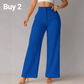🏆 Last Day Special Price £19.99 ! 👖Women High Waist Solid Wide Leg Trousers – Slimming Long Straight Cut & Wrinkle Resistant Fabric 💕