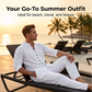 👔50% OFF NOW! Men Minimalist 2-Piece Casual Outfit Set – Stand Collar Button Shirt & Relaxed Drawstring Trousers, Breathable Fabric, Resort & Daily Wear Suit