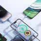 🔋50% OFF NOW! Magnetic Power Bank With Stand & Built‑in Cables, Slim Portable Wireless Magnetic Charging Battery Pack, Digital Power Display External Charger for iPhone Android Travel